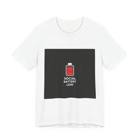 Social Battery Low | LVLUP GEAR Tee